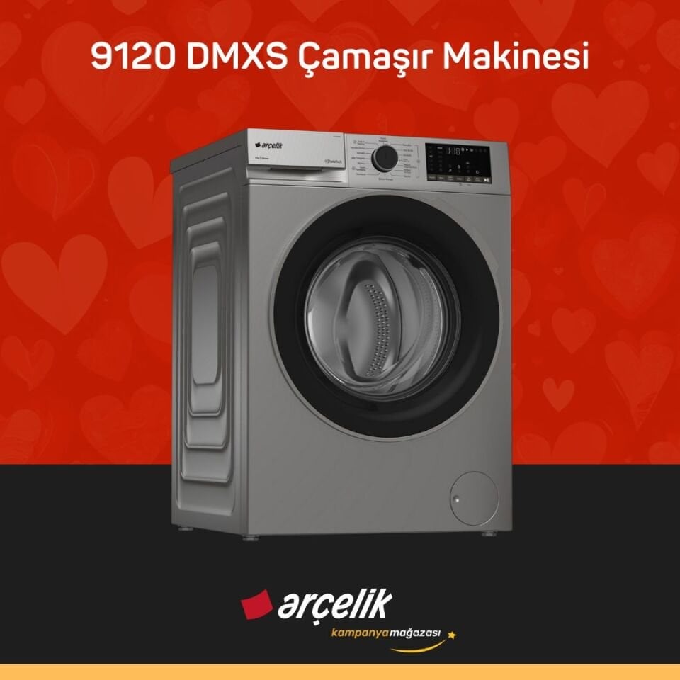 ARÇELİK 9120 DMXS Çamaşır Makinesi - 901 KMX S Kurutma Makinesi