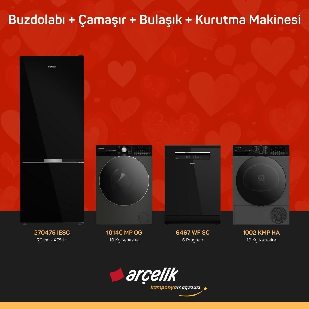 ARÇELİK 4'lü Çeyiz Paketi ( 270475 IESC - 10140 MP OG - 6467 WF SC - 1002 KMP HA )