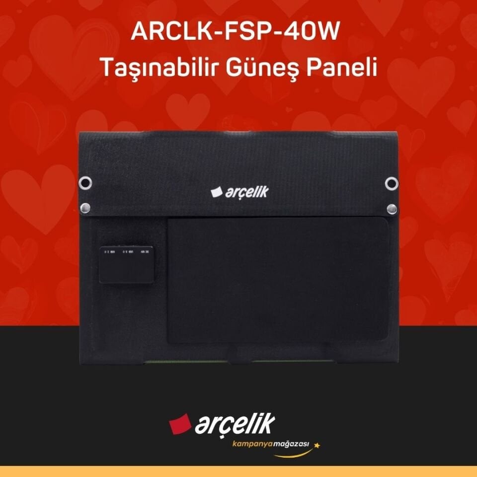 ARÇELİK ARCLK-FSP-40W Taşınabilir Güneş Paneli