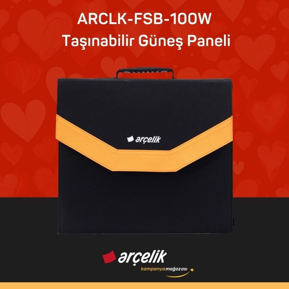 ARÇELİK ARCLK-FSB-100W Taşınabilir Güneş Paneli