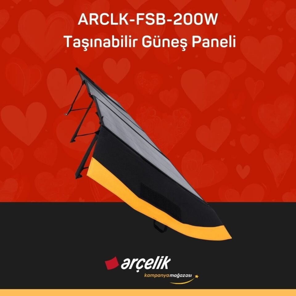 ARÇELİK ARCLK-FSB-200W Taşınabilir Güneş Paneli