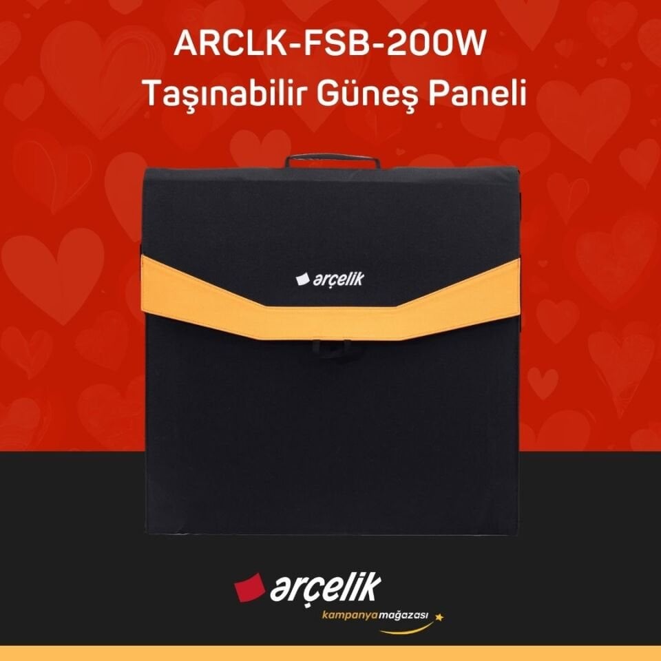 ARÇELİK ARCLK-FSB-200W Taşınabilir Güneş Paneli