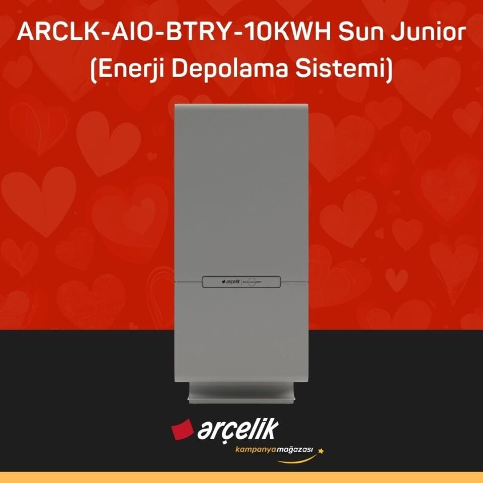 ARÇELİK ARCLK-AIO-BTRY-10KWH Sun Junior (Enerji Depolama Sistemi)