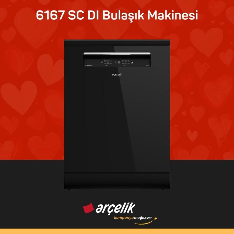 ARÇELİK 6167 SC Bulaşık Makinesi