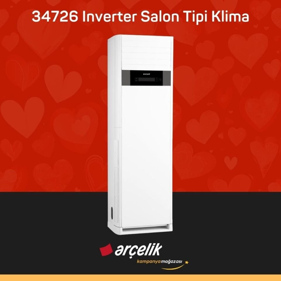 ARÇELİK 34726 Monofaze Inverter Salon Tipi Klima