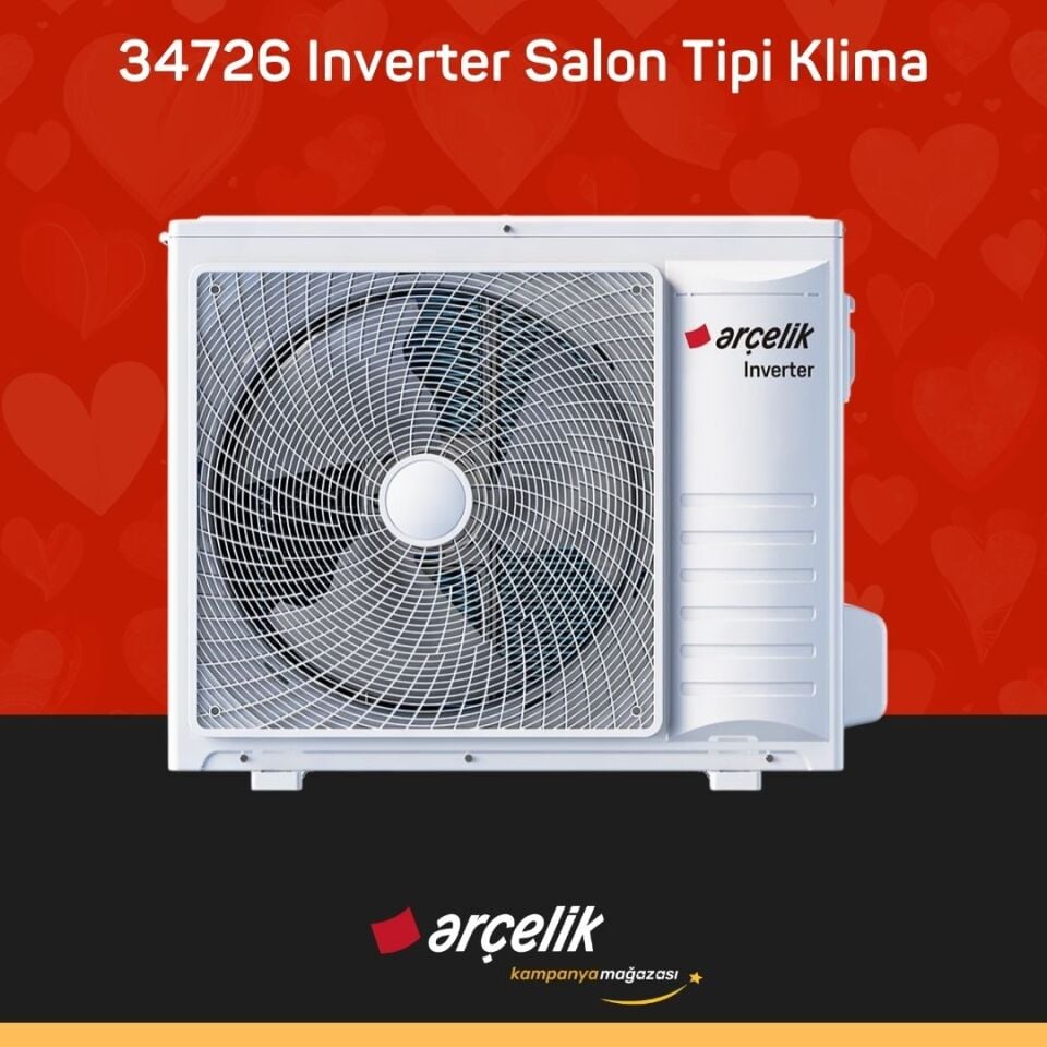 ARÇELİK 34726 Monofaze Inverter Salon Tipi Klima