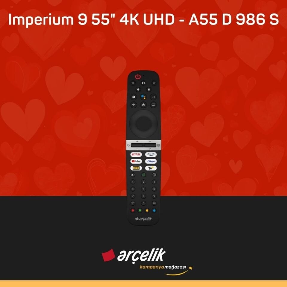 ARÇELİK Imperium 9 55'' 4K UHD Google TV - A55 D 986 S