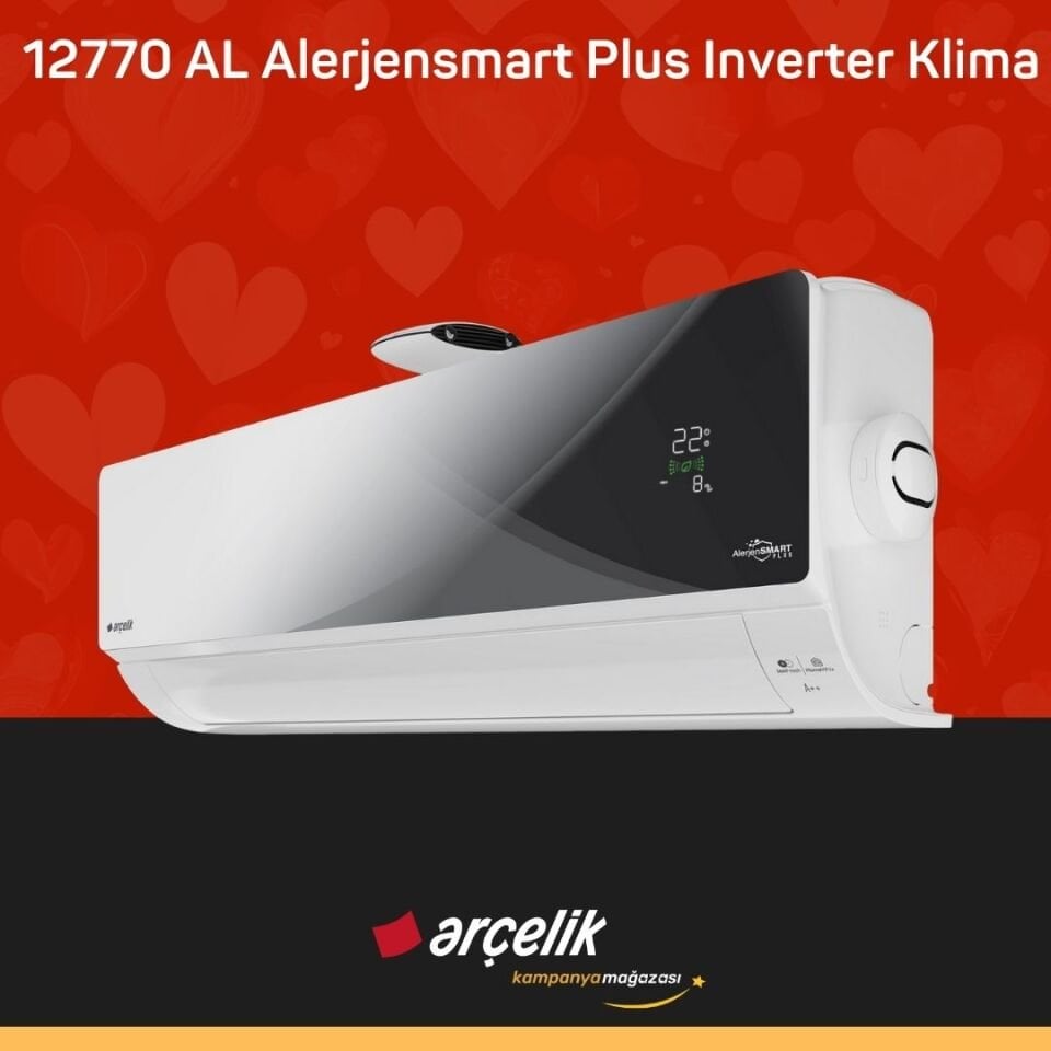 ARÇELİK 12770 AL Alerjensmart Plus Inverter Klima 12.000 Btu/h Split Klima