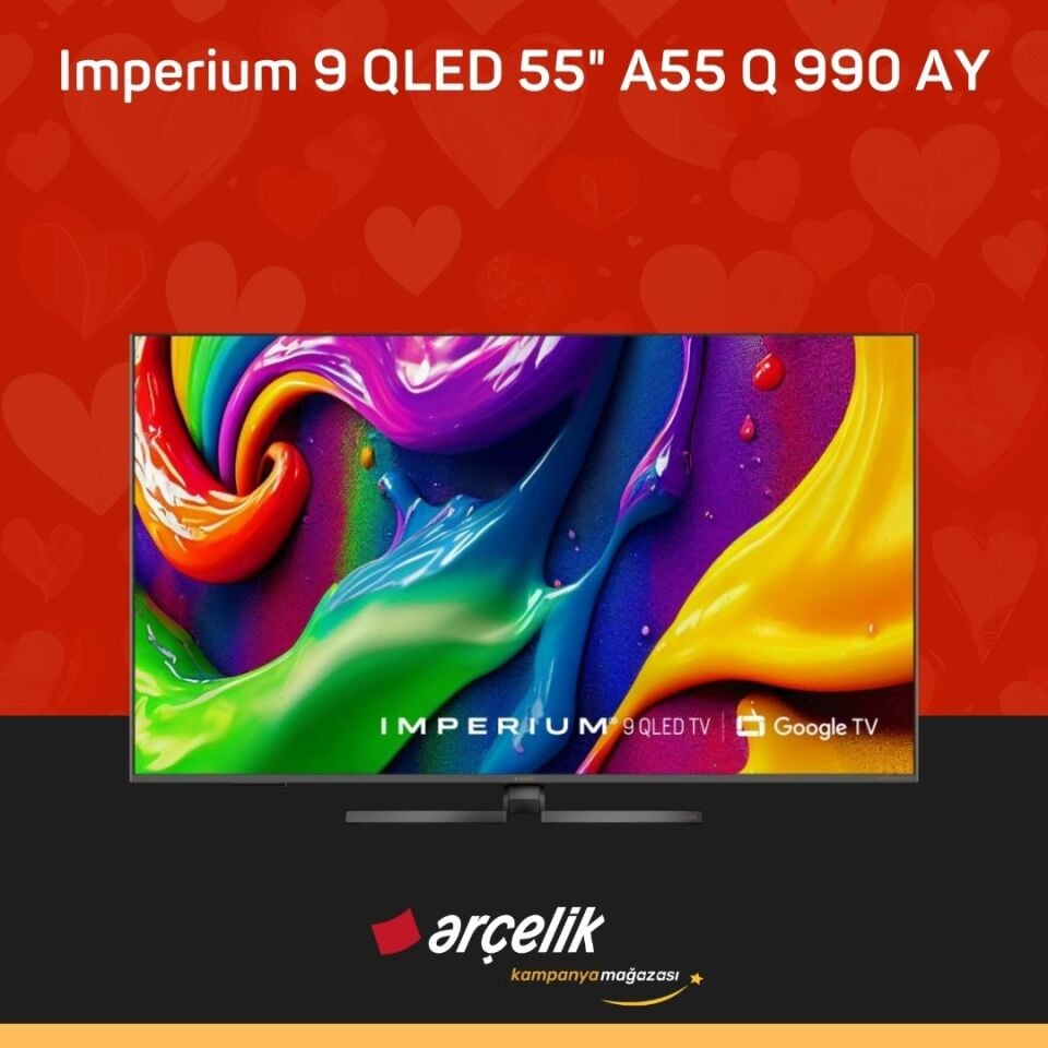 ARÇELİK Imperium 9 QLED 120Hz 55'' 4K UHD Google TV - A55 Q 990 AY