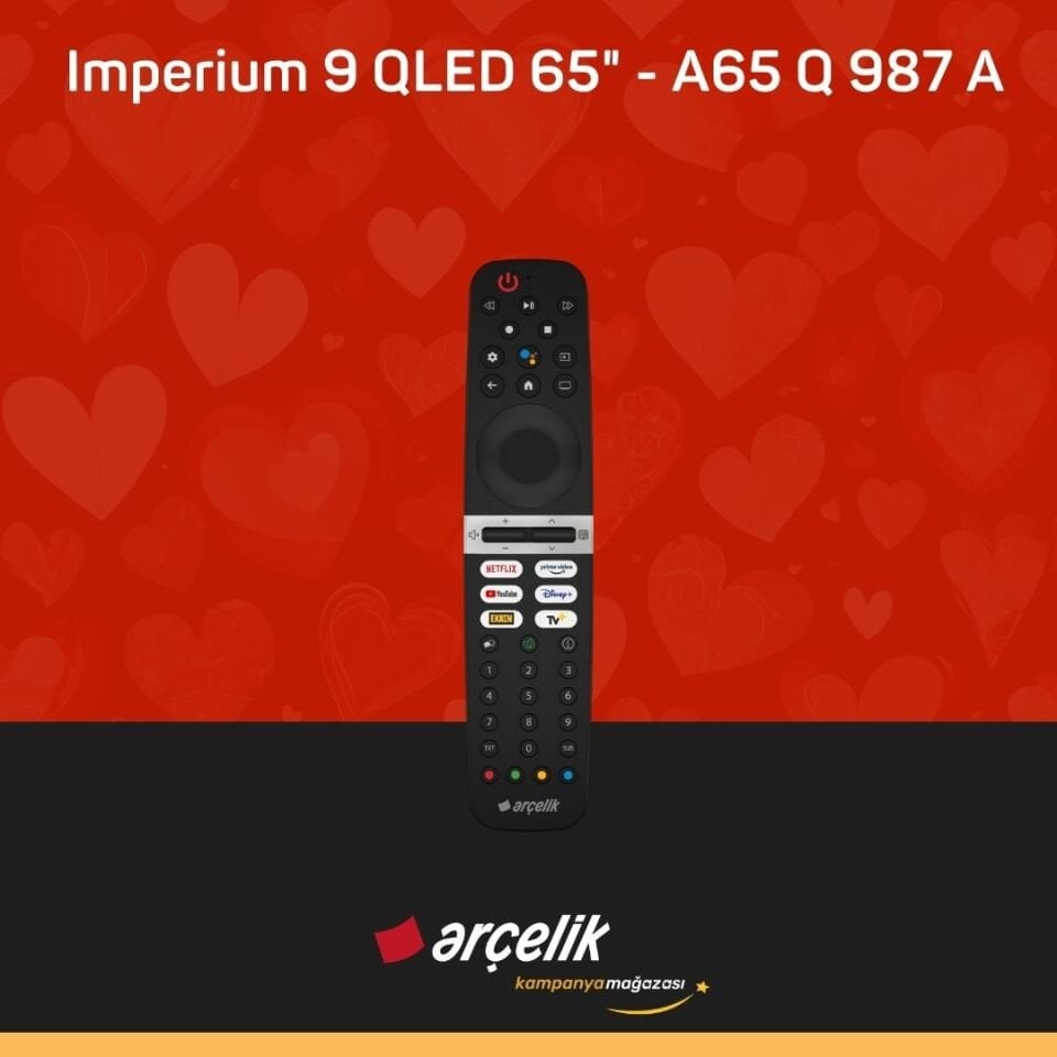 ARÇELİK Imperium 9 QLED 65'' 4K UHD Google TV - A65 Q 987 A