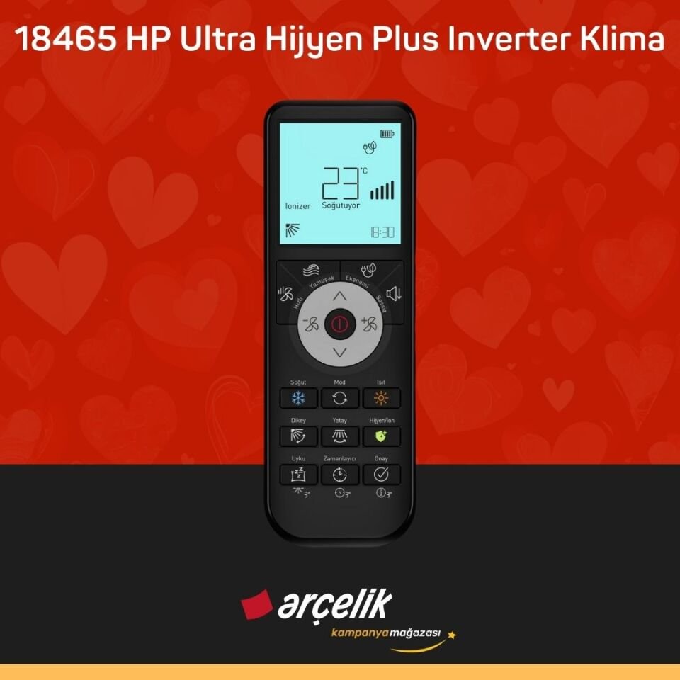 ARÇELİK 18465 HP Ultra Hijyen Plus