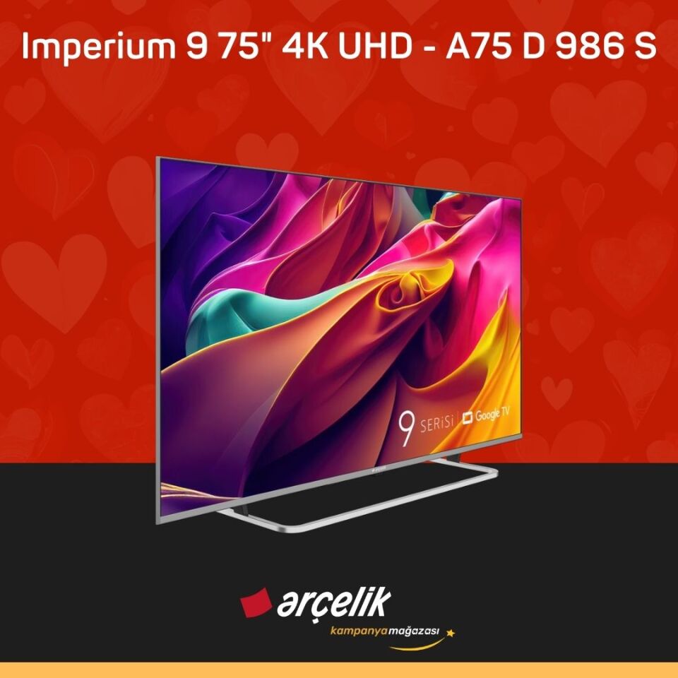 ARÇELİK Imperium 9 120Hz 75'' 4K UHD Google TV - A75 D 986 S