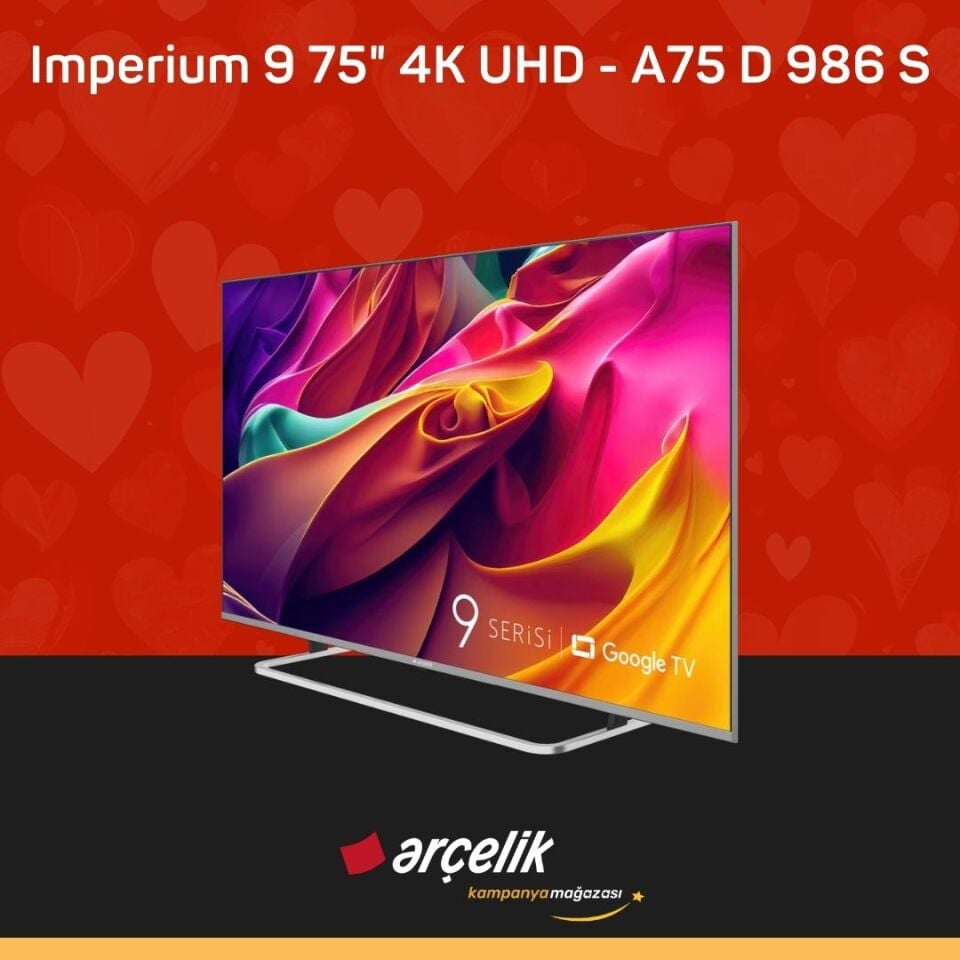 ARÇELİK Imperium 9 120Hz 75'' 4K UHD Google TV - A75 D 986 S
