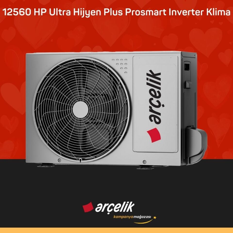 ARÇELİK 12560 HP Ultra Hijyen Plus Prosmart Inverter Klima