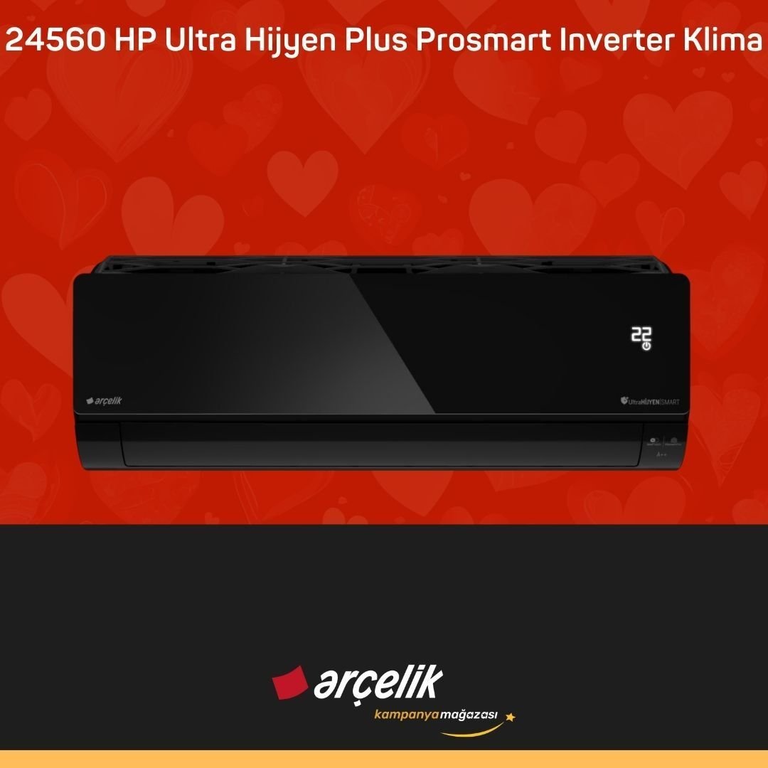 ARÇELİK 24560 HP Ultra Hijyen Plus Prosmart Inverter Klima