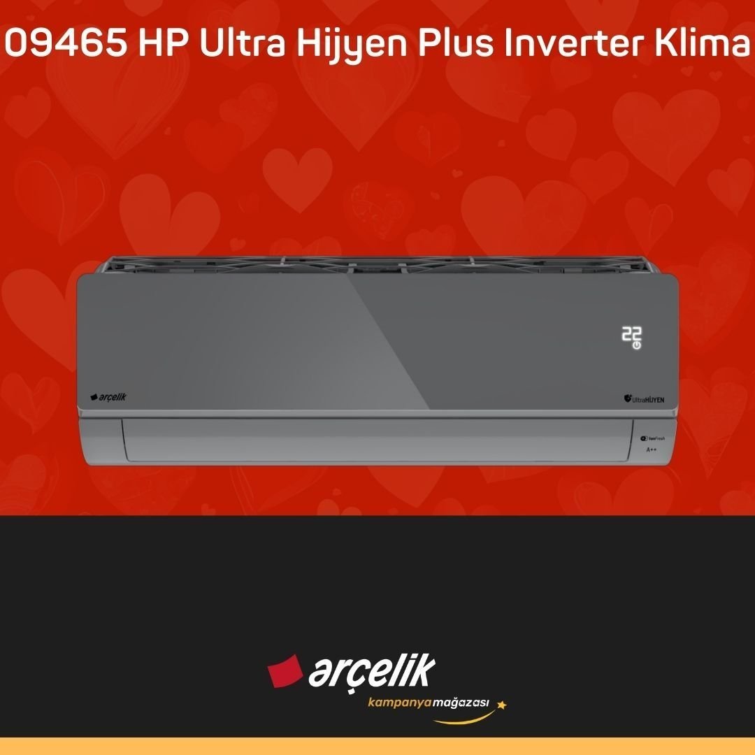 ARÇELİK 09465 HP Ultra Hijyen Plus Inverter Klima