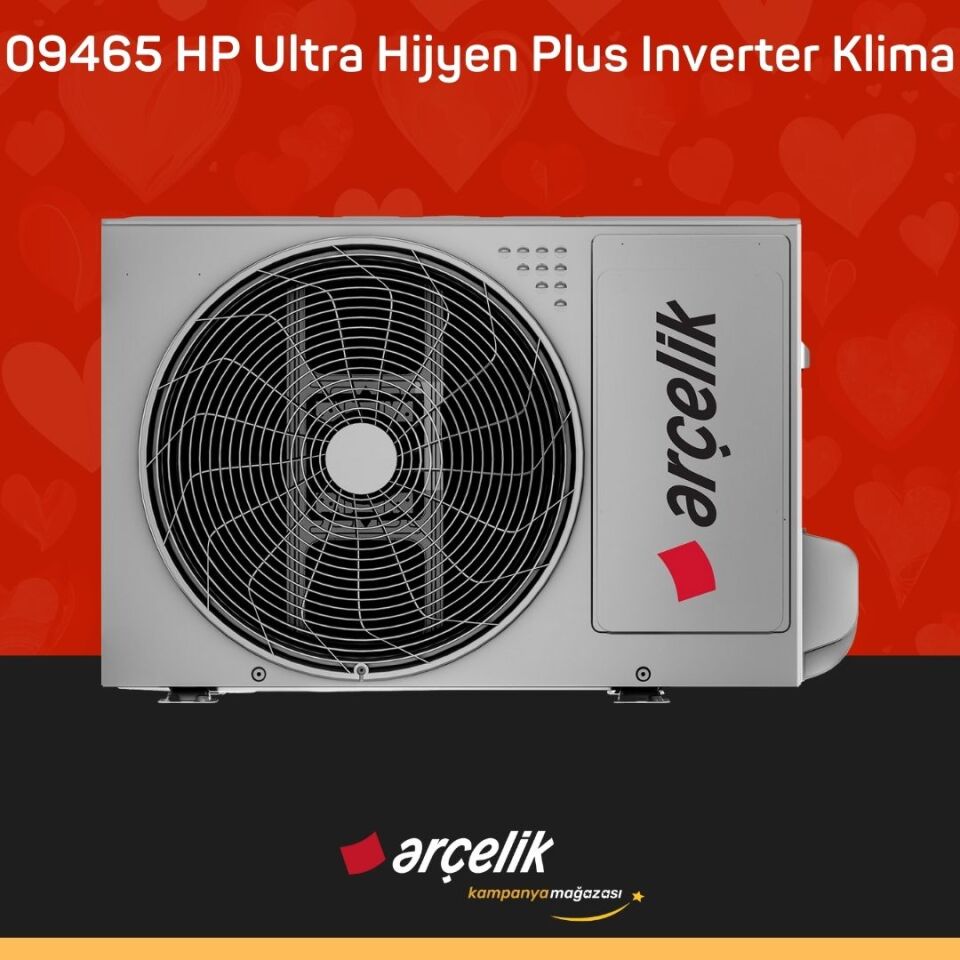 ARÇELİK 09465 HP Ultra Hijyen Plus Inverter Klima