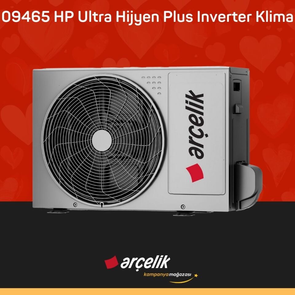 ARÇELİK 09465 HP Ultra Hijyen Plus Inverter Klima