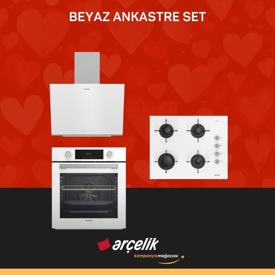 ARÇELİK BEYAZ ANKASTRE SET