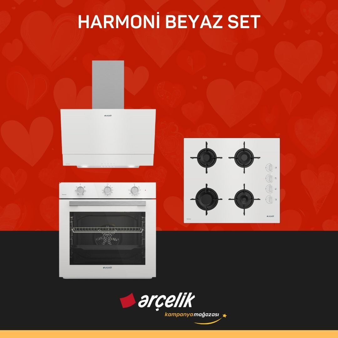 ARÇELİK HARMONİ BEYAZ SET