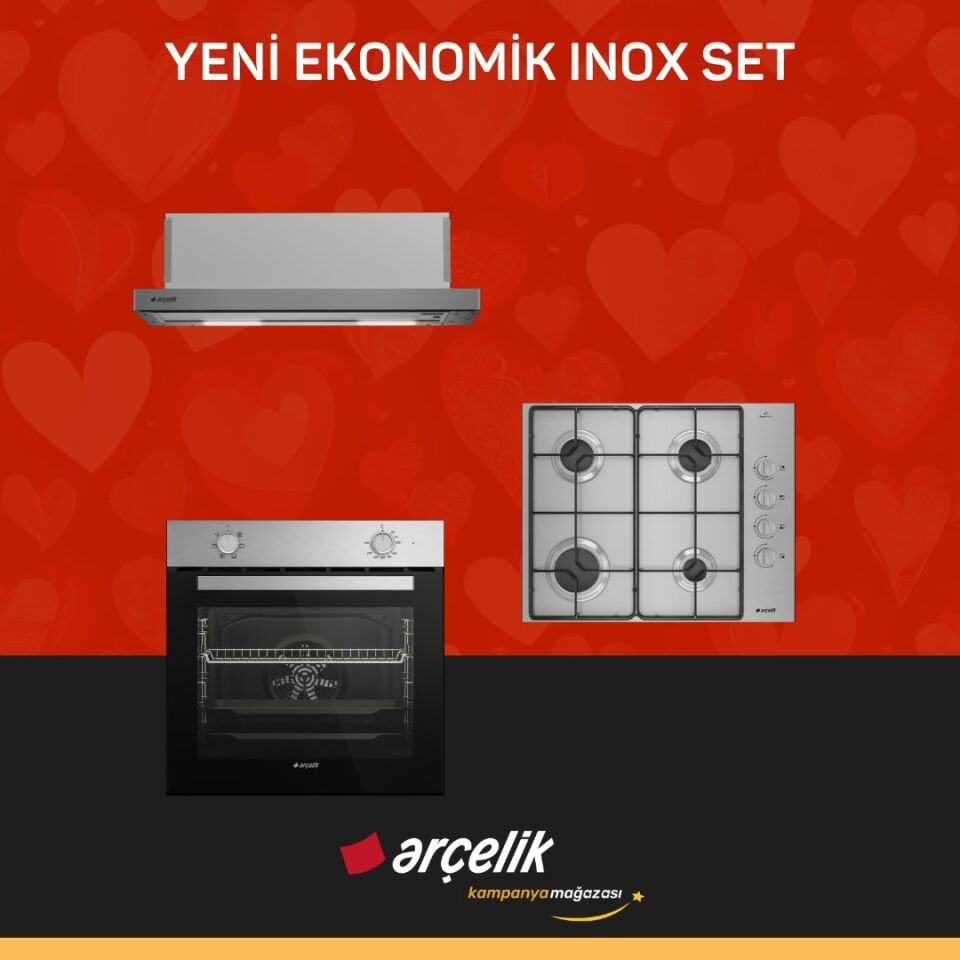 ARÇELİK YENİ EKONOMİK INOX SET