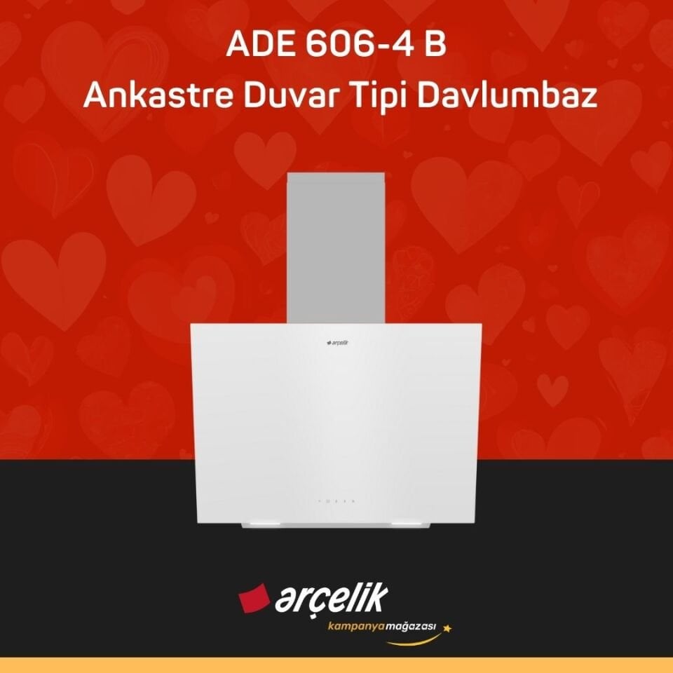 ARÇELİK KARE OCAKLI BEYAZ BUHAR DESTEKLİ CAM SET