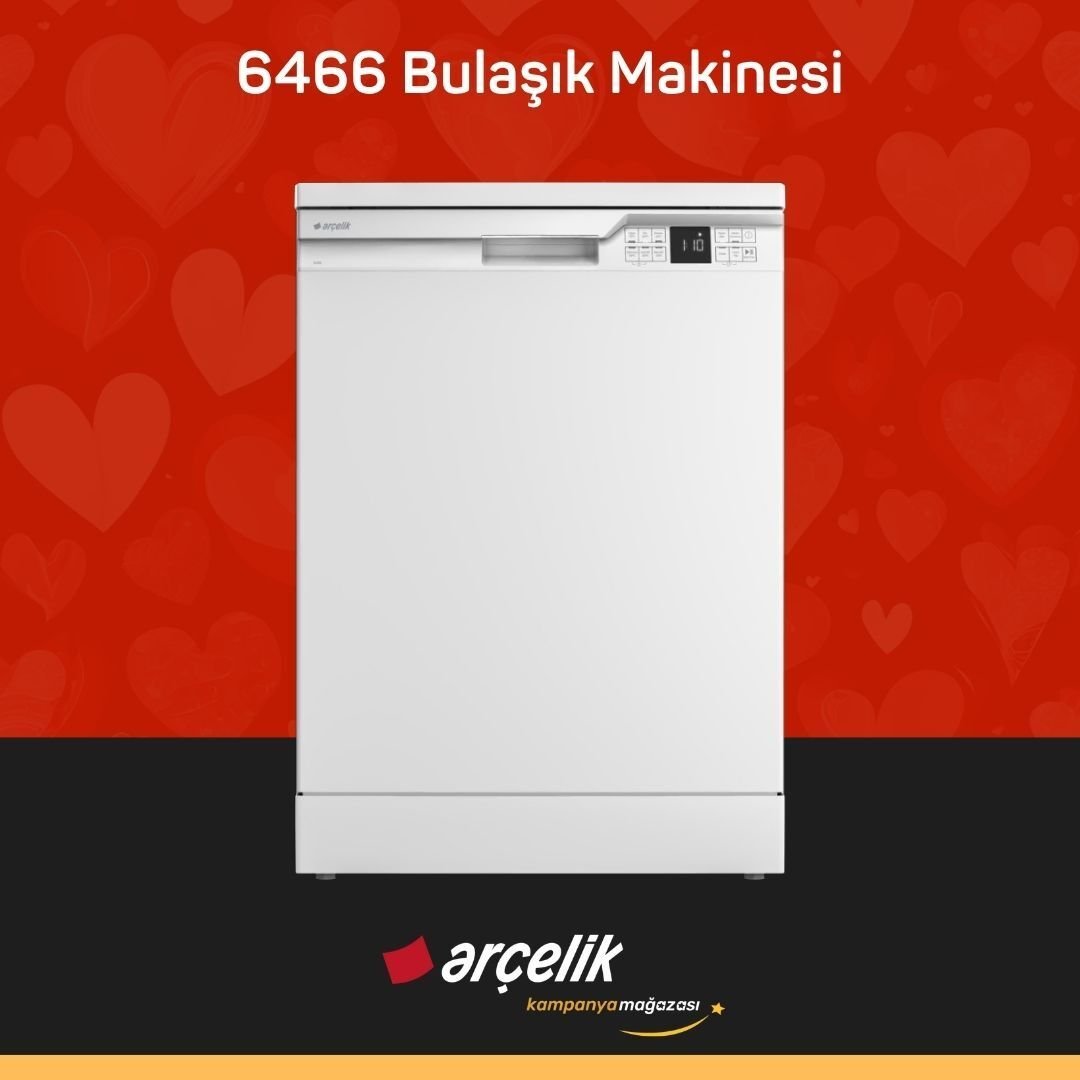 ARÇELİK 6466 Bulaşık Makinesi