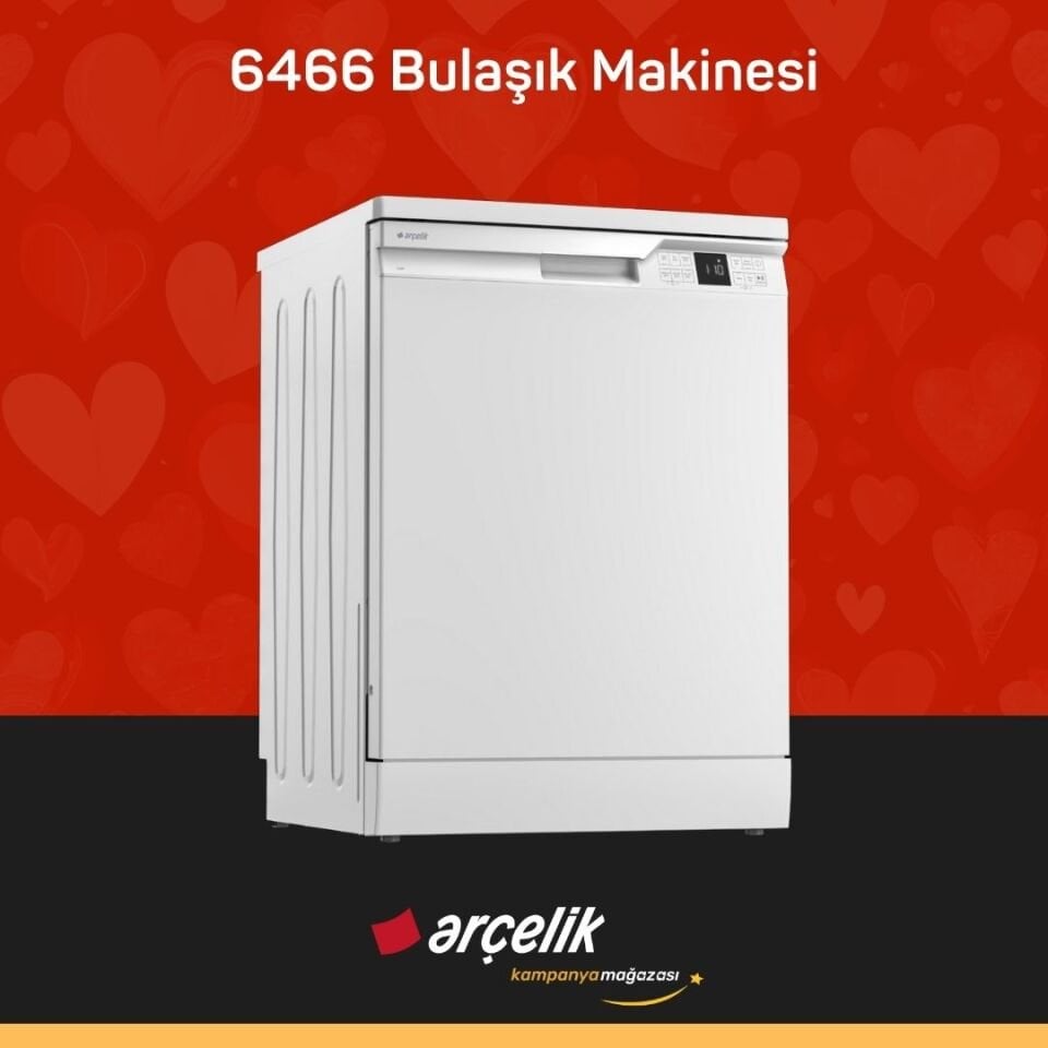ARÇELİK 6466 Bulaşık Makinesi
