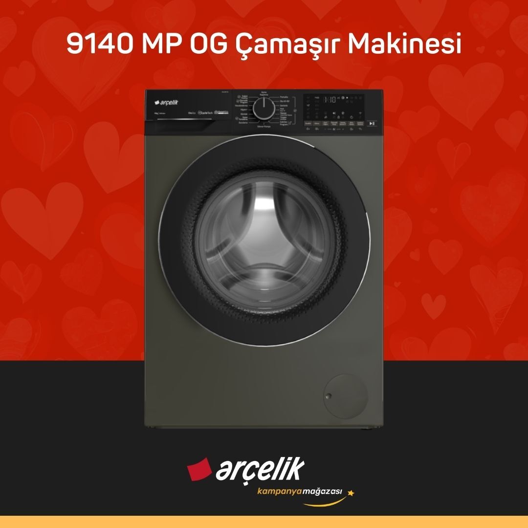 ARÇELİK 9140 MP OG 9 Kg Çamaşır Makinesi