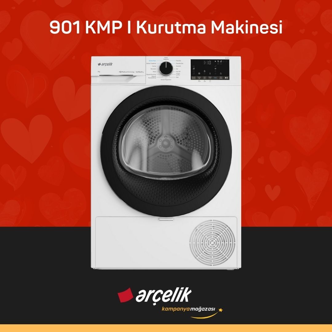 ARÇELİK 901 KMP I Kurutma Makinesi