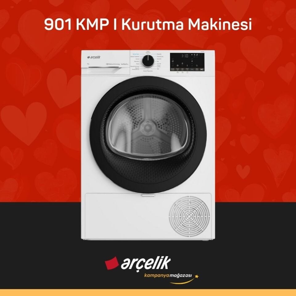 ARÇELİK 901 KMP I 9 Kg Kurutma Makinesi
