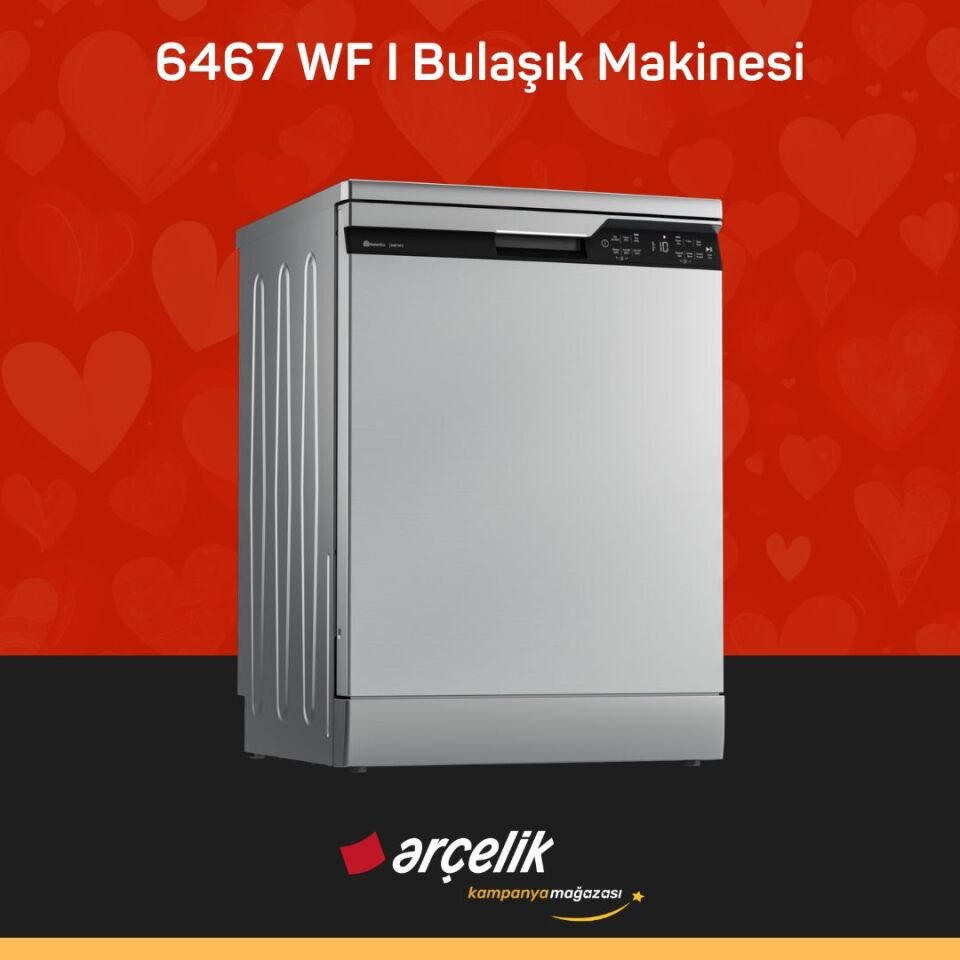 ARÇELİK 6467 WF I Bulaşık Makinesi - 900 KMX S Kurutma Makinesi