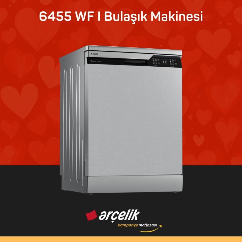 ARÇELİK 6455 WF I Bulaşık Makinesi - 900 KMX S Kurutma Makinesi