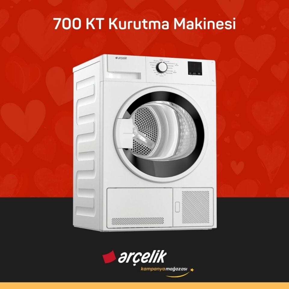 ARÇELİK 8100 MX Çamaşır Makinesi - 700 KT Kurutma Makinesi