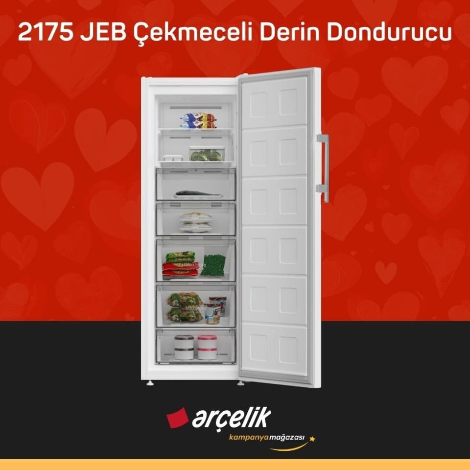 ARÇELİK 2175 JEB Çekmeceli Derin Dondurucu