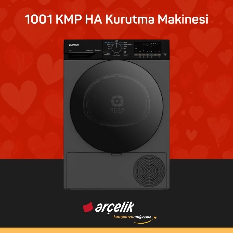ARÇELİK 1001 KMP HA Kurutma Makinesi