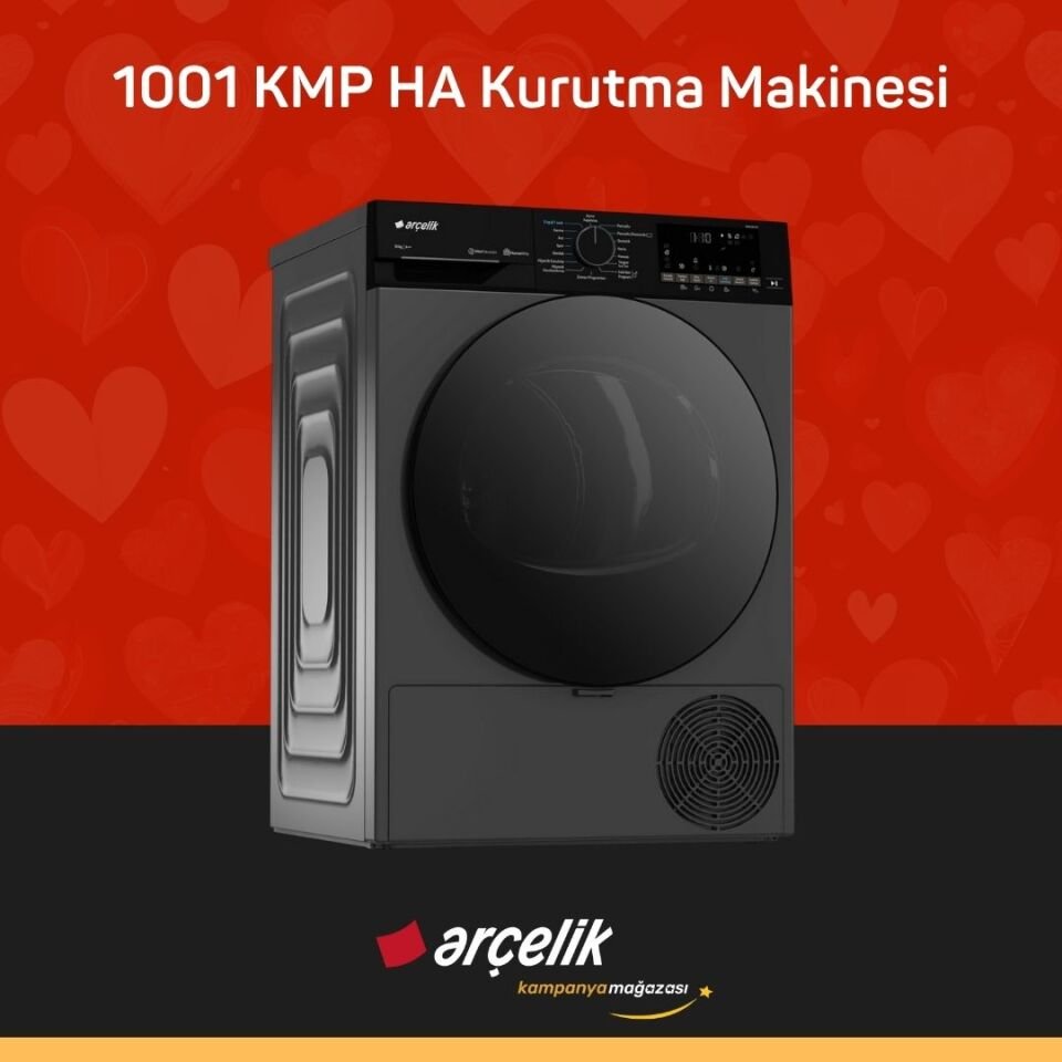ARÇELİK 1001 KMP HA Kurutma Makinesi