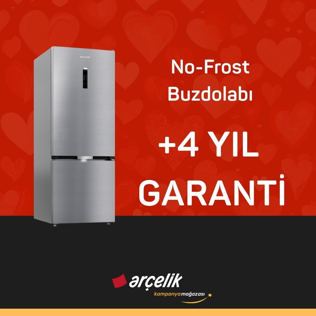 ARÇELİK No-Frost Buzdolabı +4 Yıl Ek Garanti