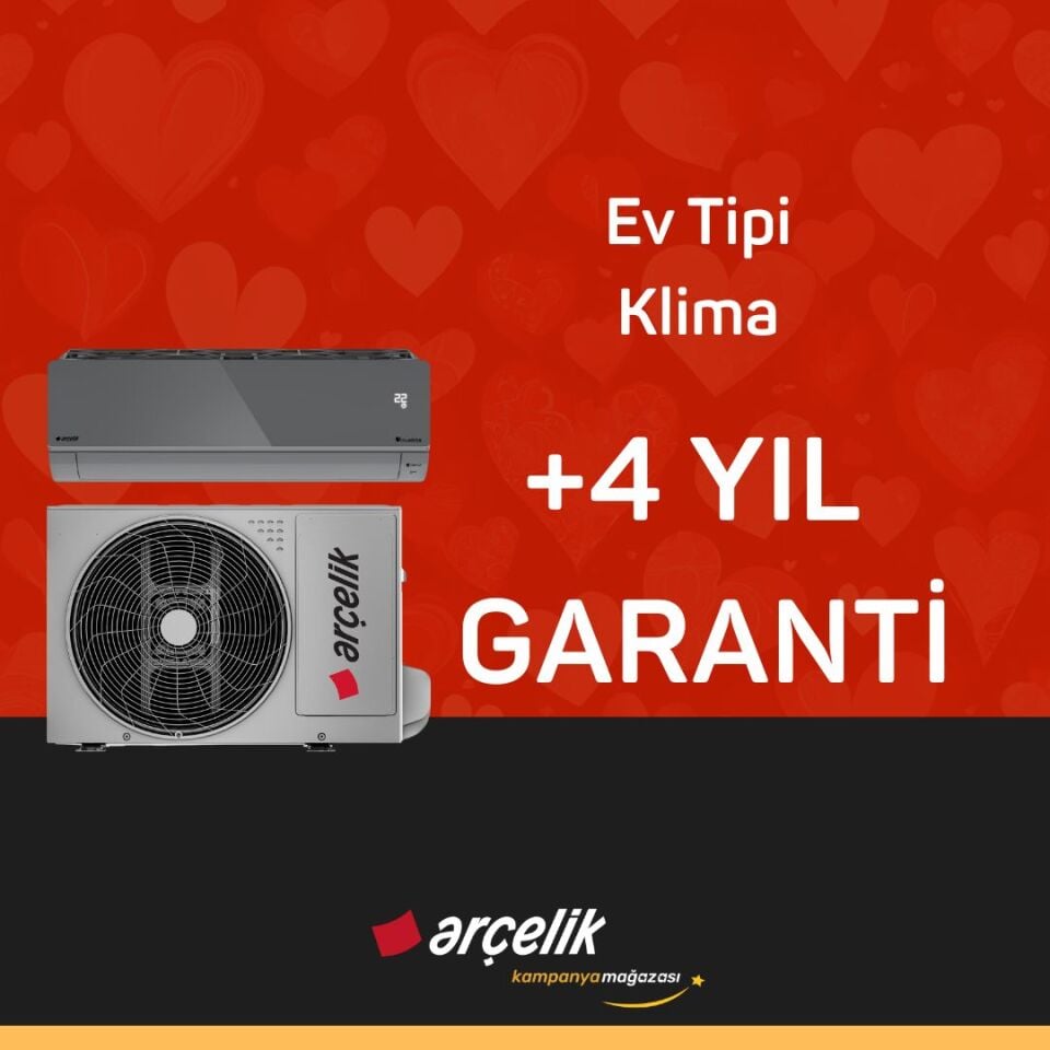ARÇELİK Ev Tipi Klima İçin +4 Yıl Ek Garanti