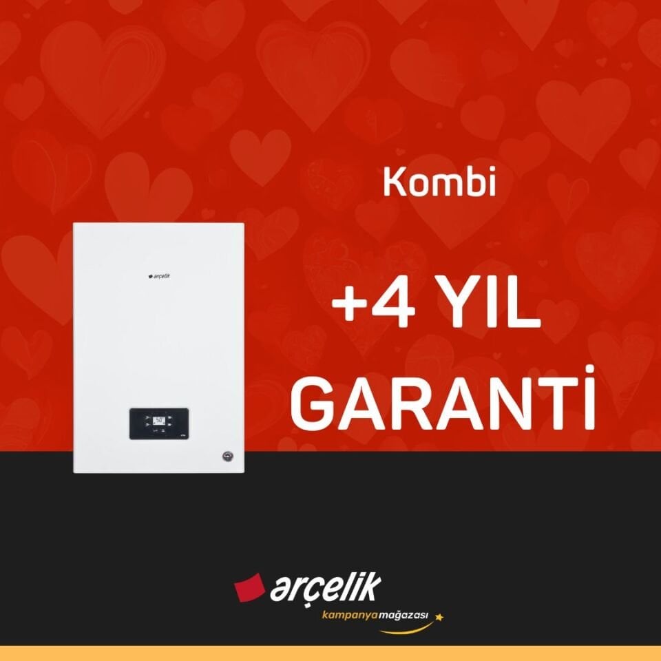 ARÇELİK Kombi +4 Yıl Ek Garanti