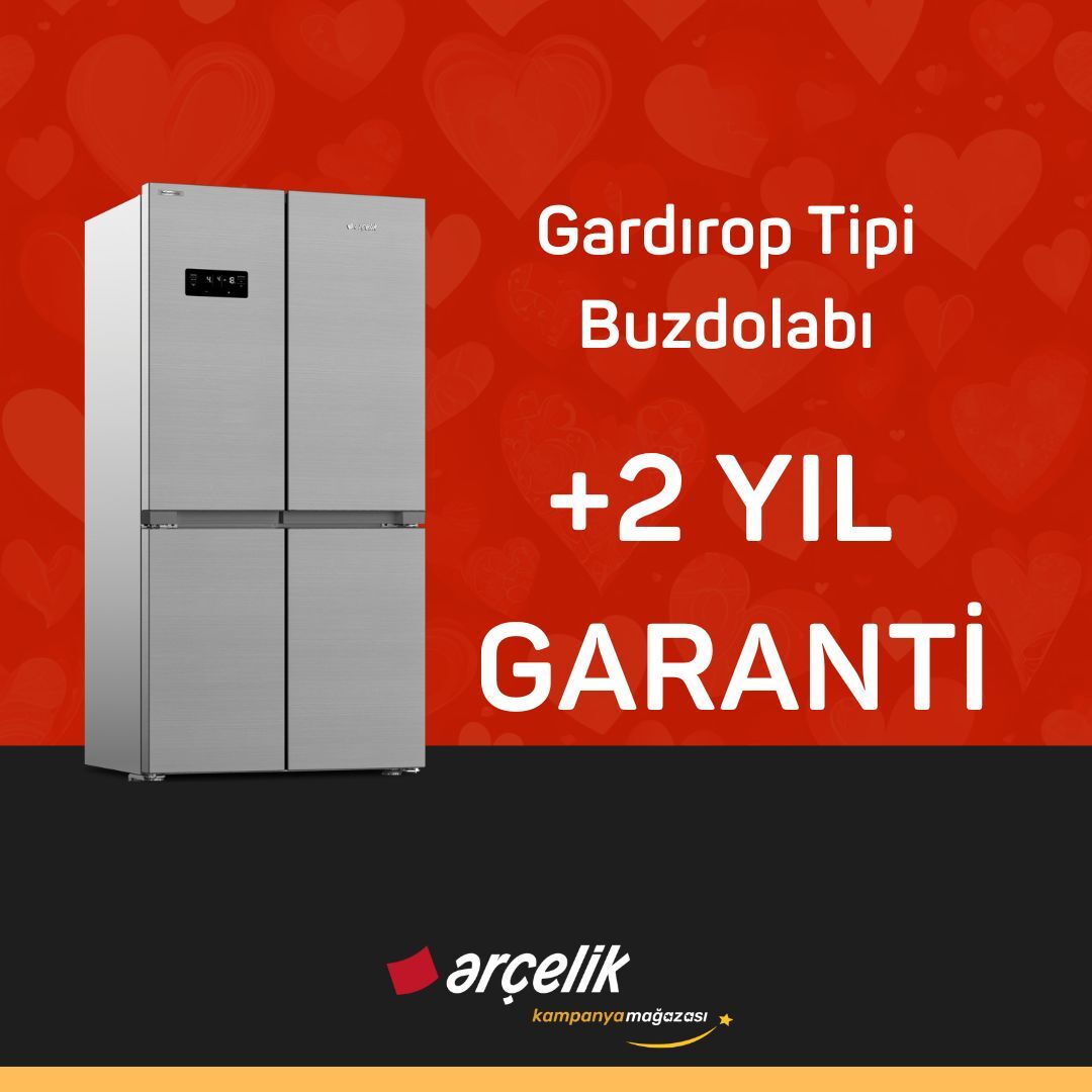 ARÇELİK Gardırop Tipi Buzdolabı İçin +2 Yıl Ek Garanti