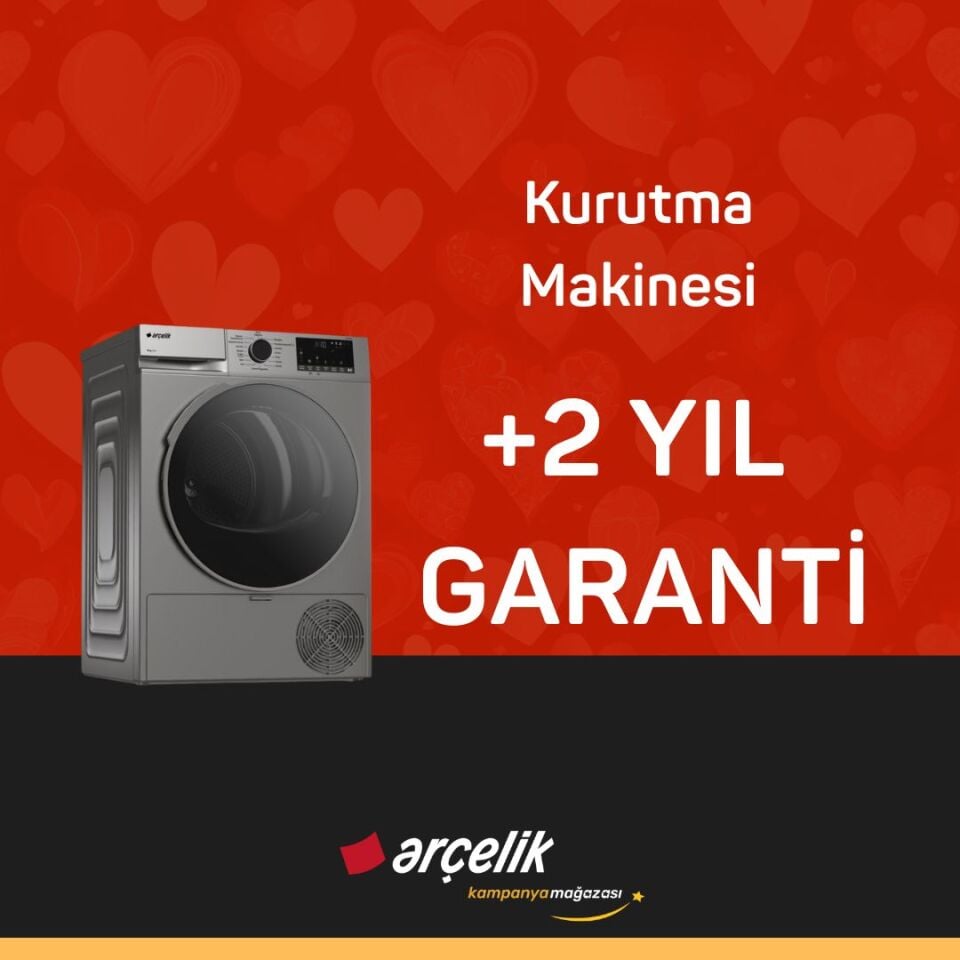 ARÇELİK Kurutma Makinesi +2 Yıl Ek Garanti