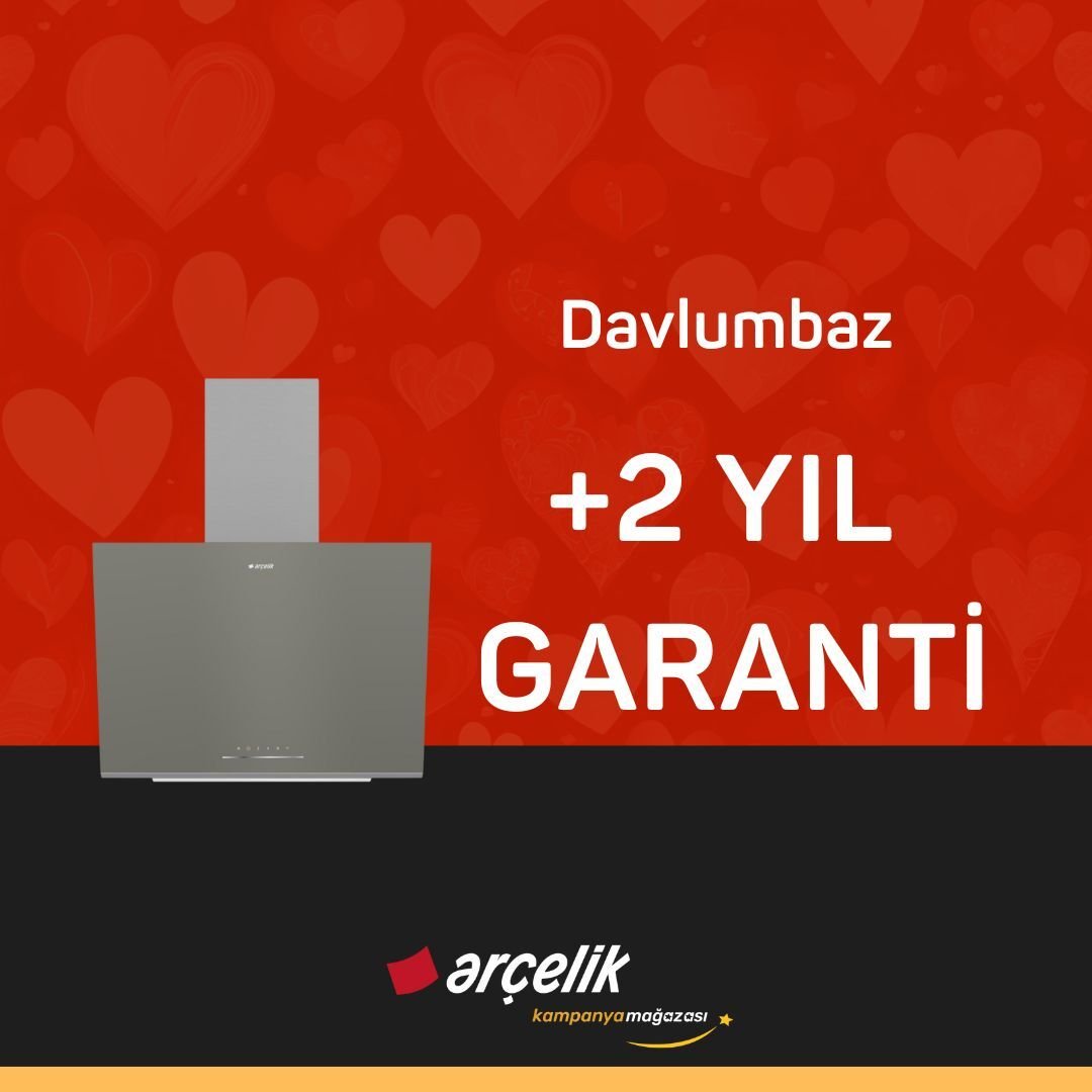 ARÇELİK Davlumbaz +2 Yıl Ek Garanti
