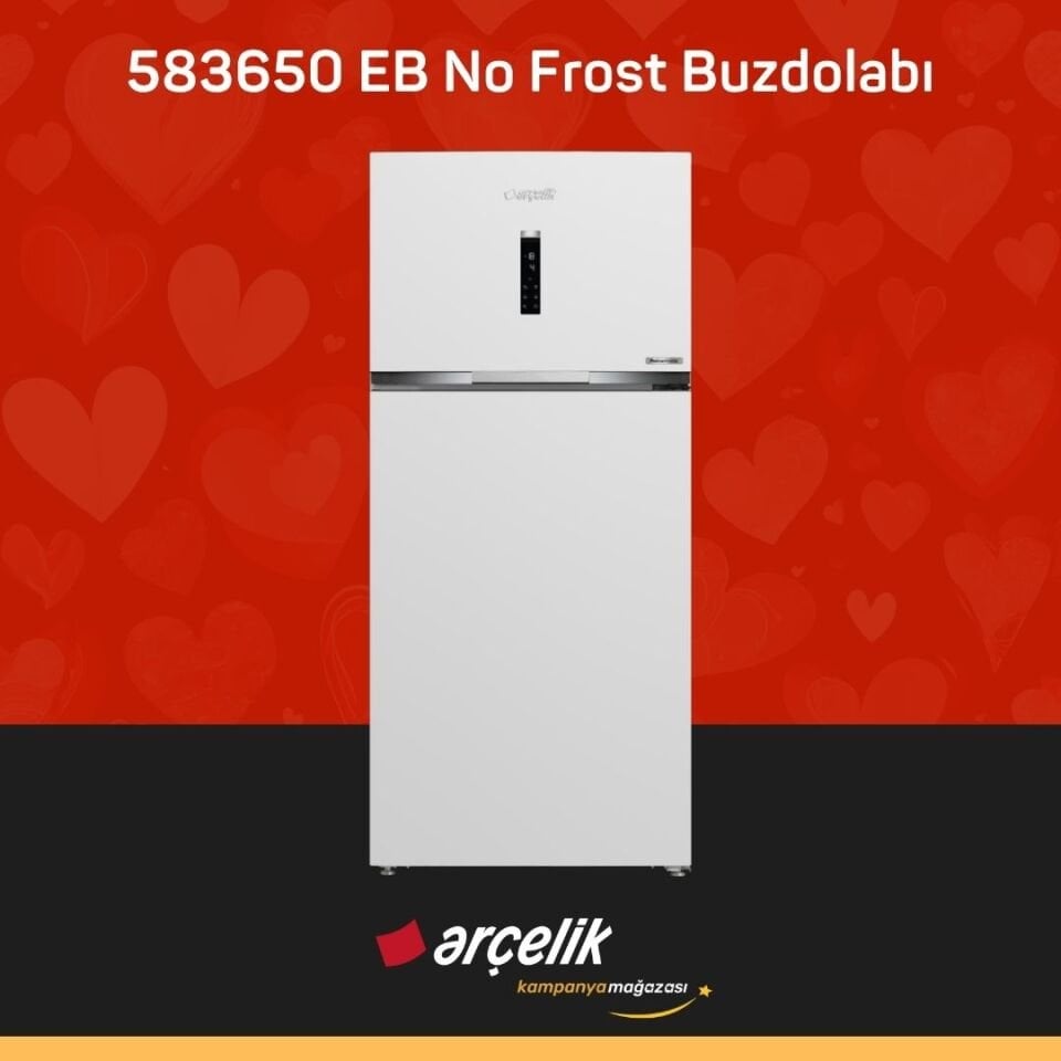 ARÇELİK 583650 EB No Frost Buzdolabı