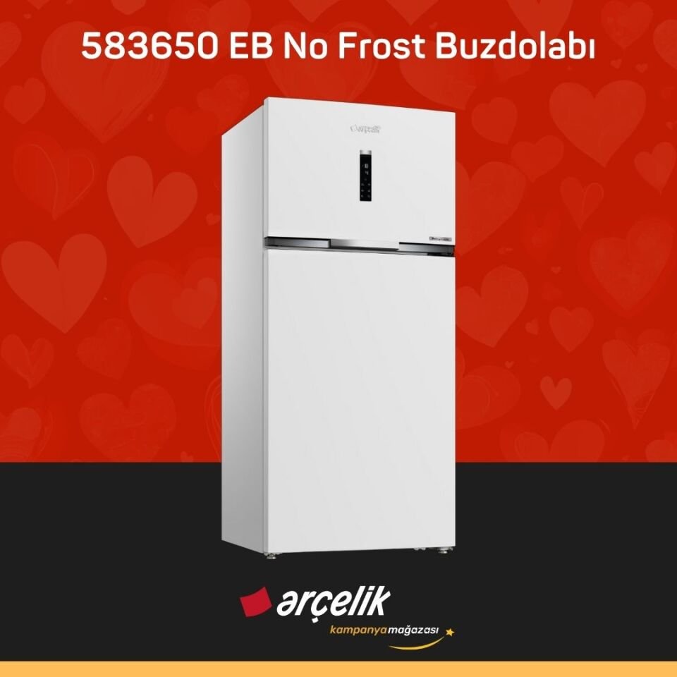 ARÇELİK 583650 EB No Frost Buzdolabı