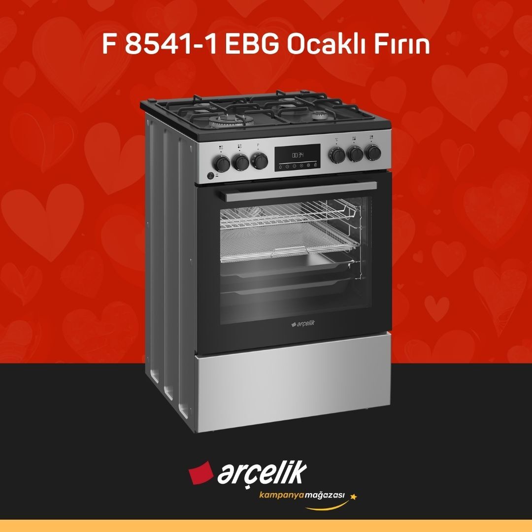 ARÇELİK F 8541-1 EBG Ocaklı Fırın
