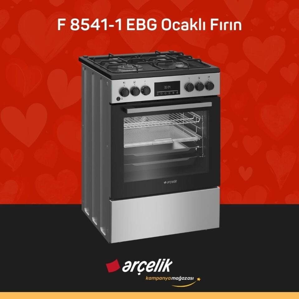 ARÇELİK F 8541-1 EBG Ocaklı Fırın