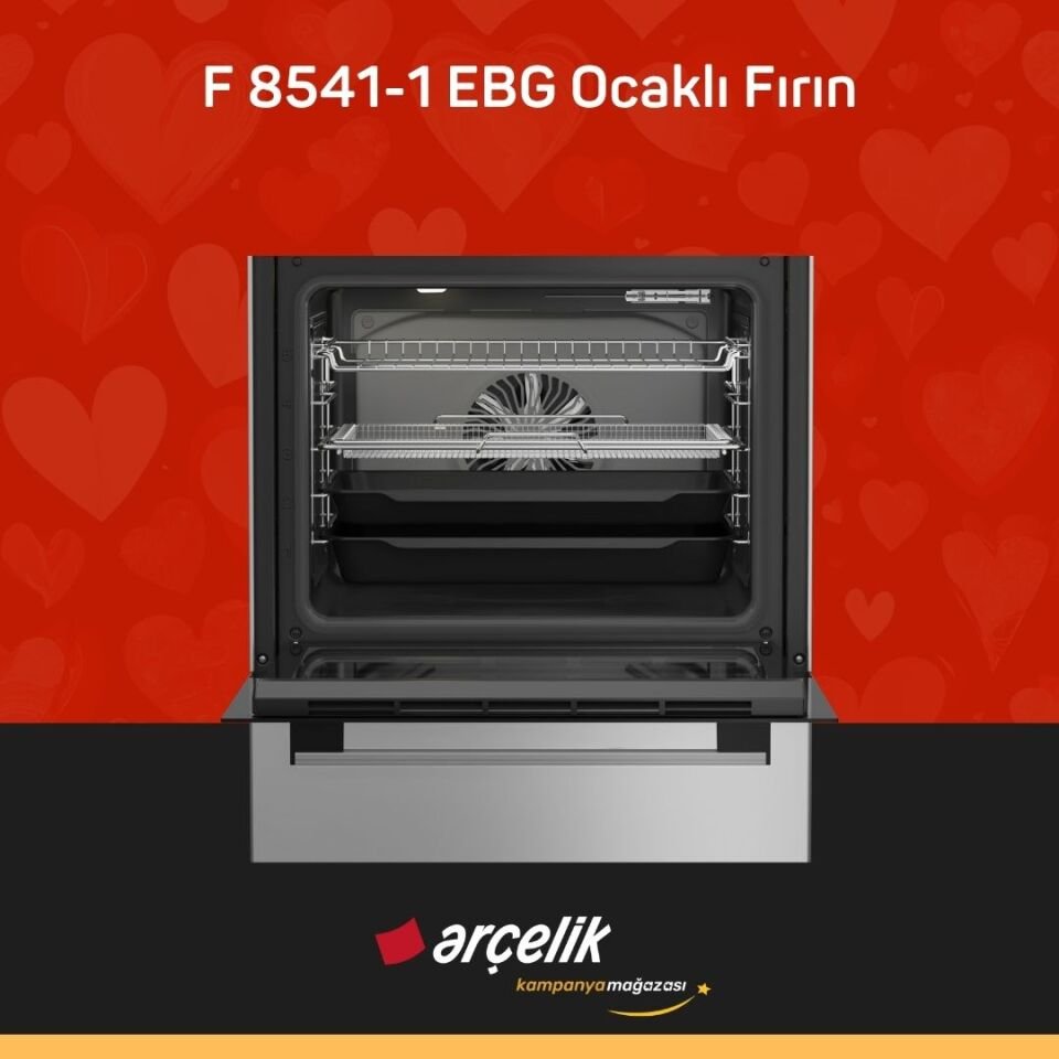 ARÇELİK F 8541-1 EBG Ocaklı Fırın