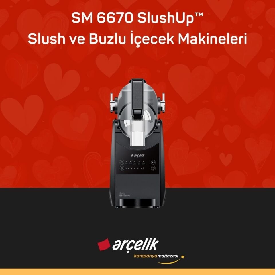 ARÇELİK SM 6670 SlushUp™ Slush ve Buzlu İçecek Makineleri