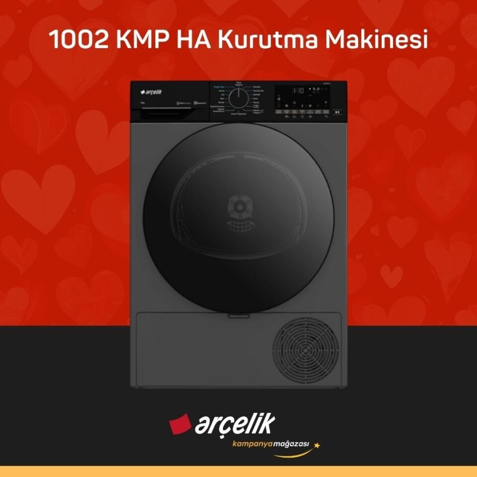 ARÇELİK 1002 KMP HA Kurutma Makinesi